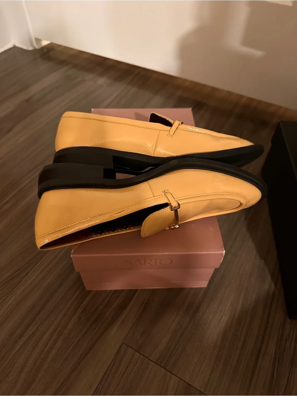SARTO By Franco Sarto Women’s Yellow Leather Bit Loafers